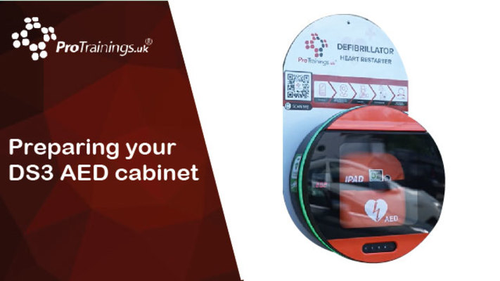 Preparing your DS3 AED cabinet 
