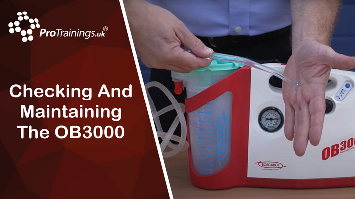 Checking and maintaining the OB3000 