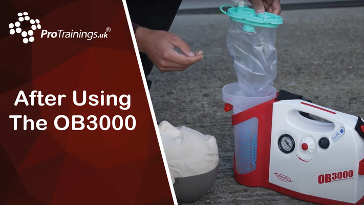 After use of the OB3000 