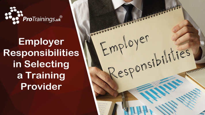 Employer Responsibilities in Selecting a Training Provider 