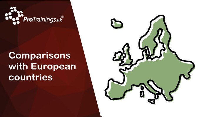 Comparisons with European countries 2024 to 2025 