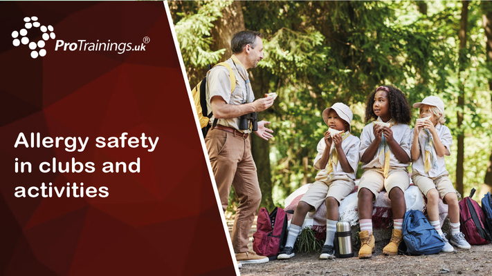 Allergy safety in clubs and activities 