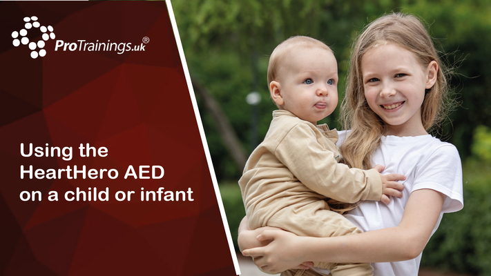 Using the HeartHero AED on a child or infant