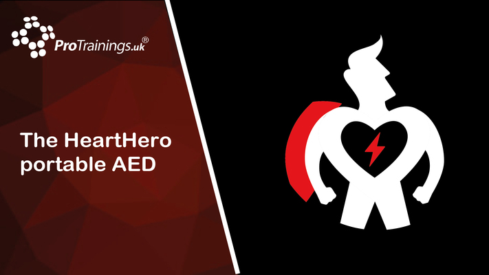 The HeartHero portable AED