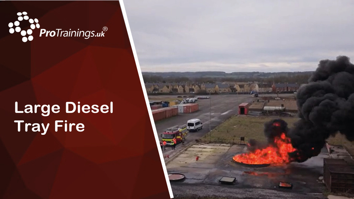 Large Diesel Tray Fire