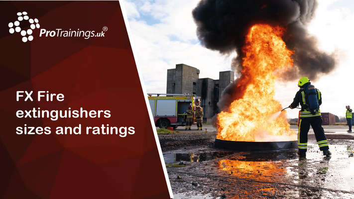 FX Fire extinguishers sizes and ratings