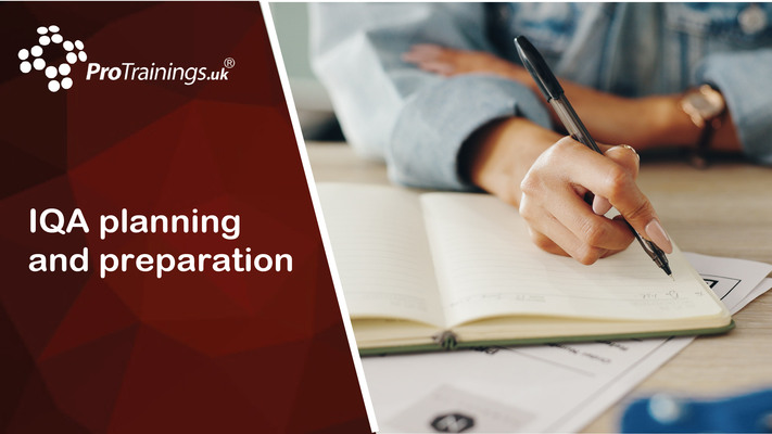IQA planning and preparation